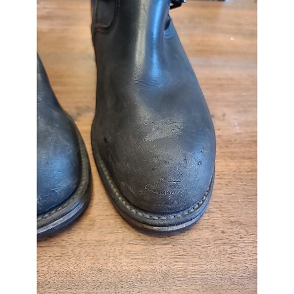 Vintage CHIPPEWA Steel-Toe Engineer Boots with Vibram Soles, Size 8D - Picture 16 of 16